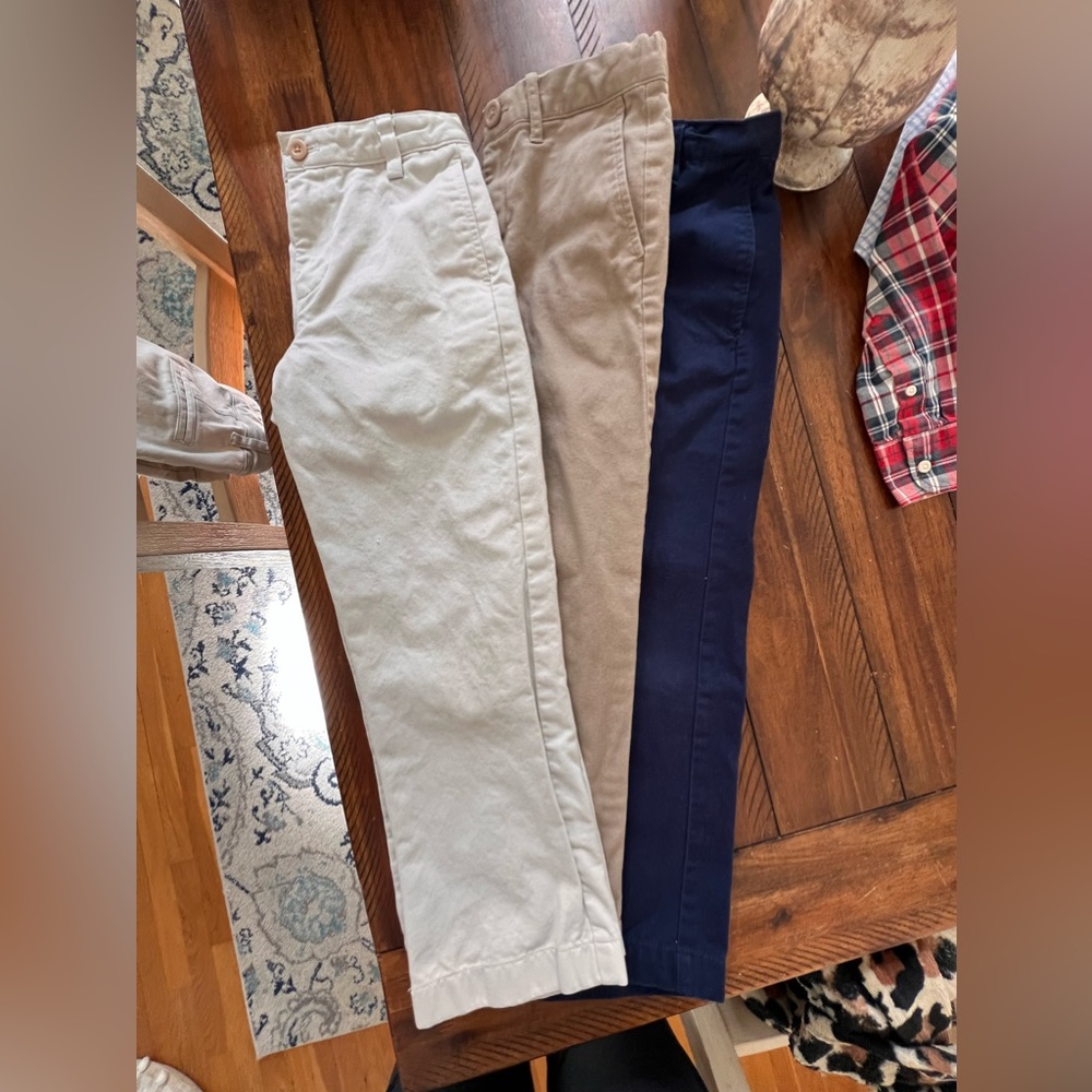 Boys khakis (3 pairs!)